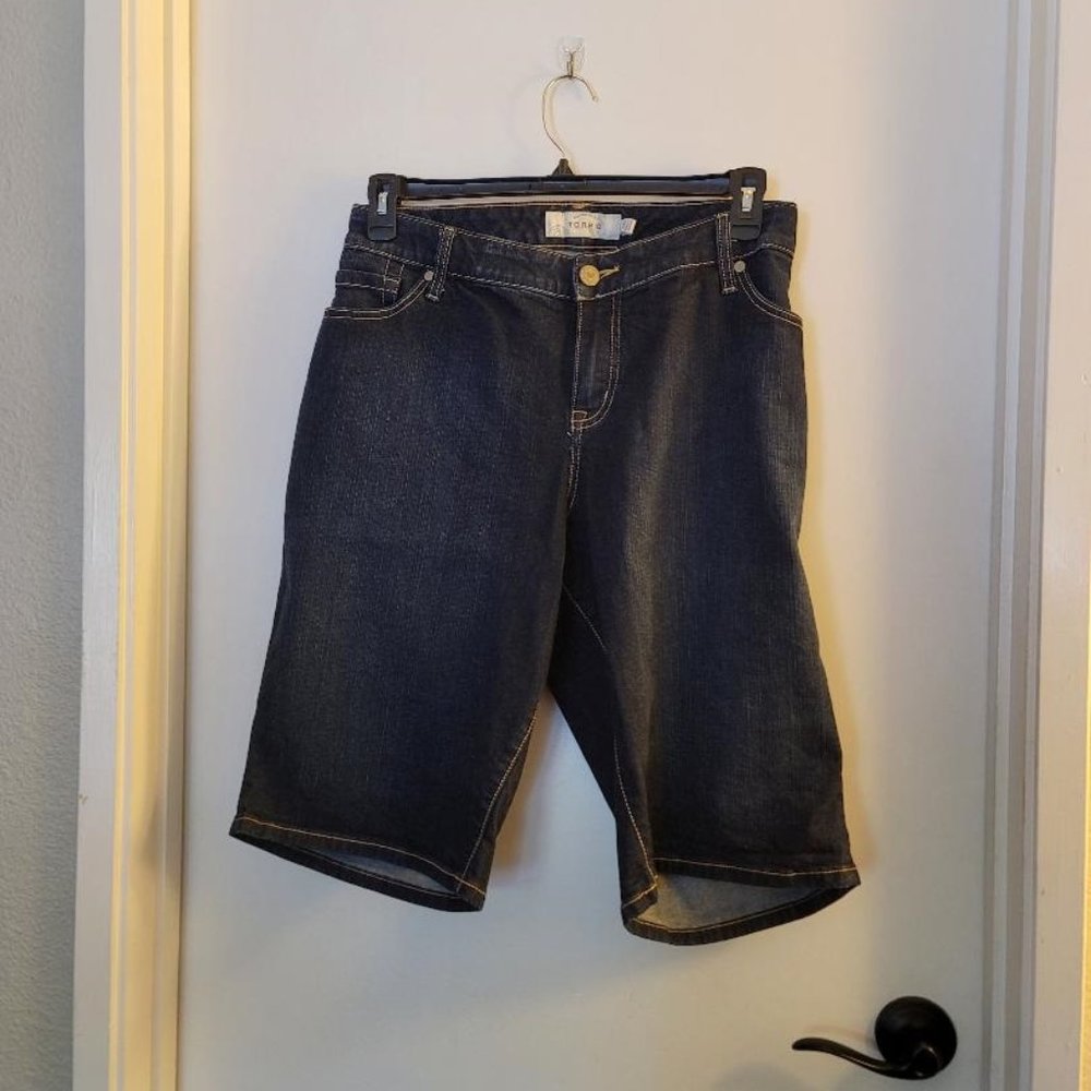 Denim Bermuda Shorts